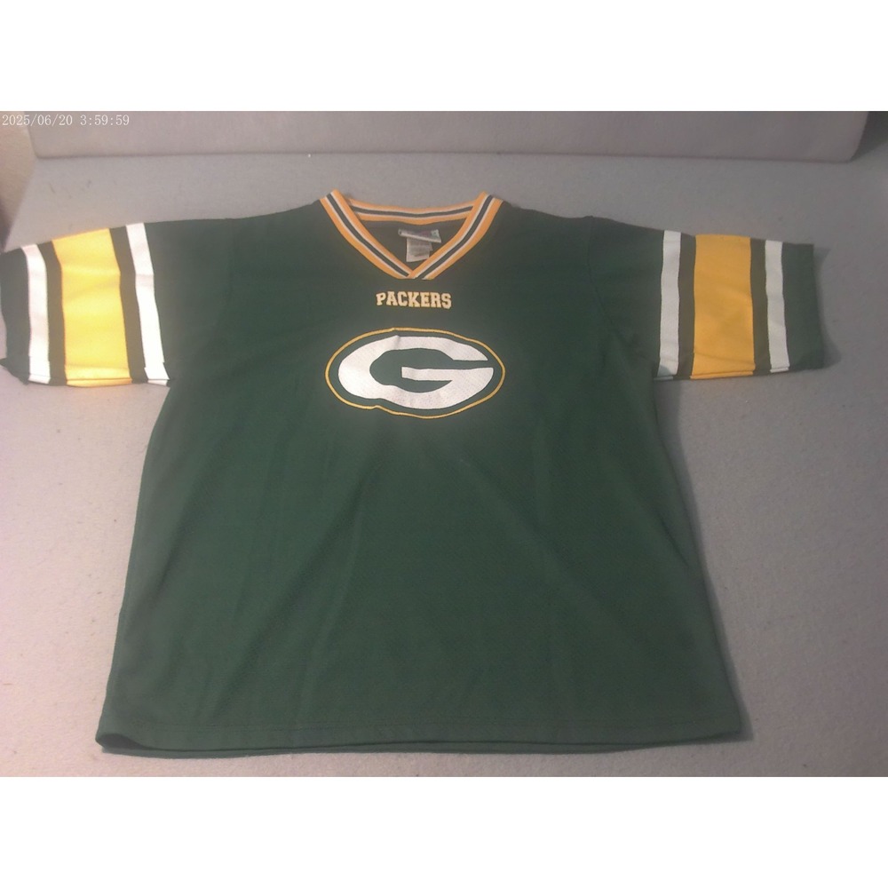 Green Bay packers shirt‎ Green size youth Large 14-16